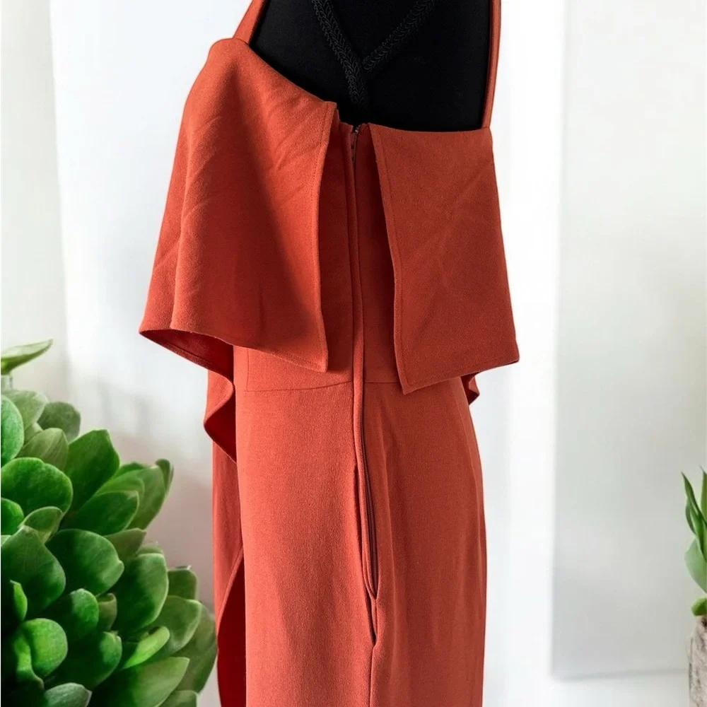 Elegant Orange Jumpsuit - Picture 3 of 6